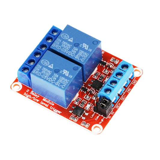 5V 12V 24V 1 2 4 6 8 Way Channel Relay Module High or low level with Optocoupler AC 240V DC 30V for Arduino