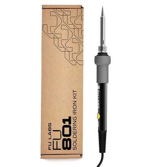 FU LABS 60W Adjustable Temperature Electric Soldering Iron Welding Heat Pencil 220V Solder Rework Station Repair Tools 5 set 10set FU801