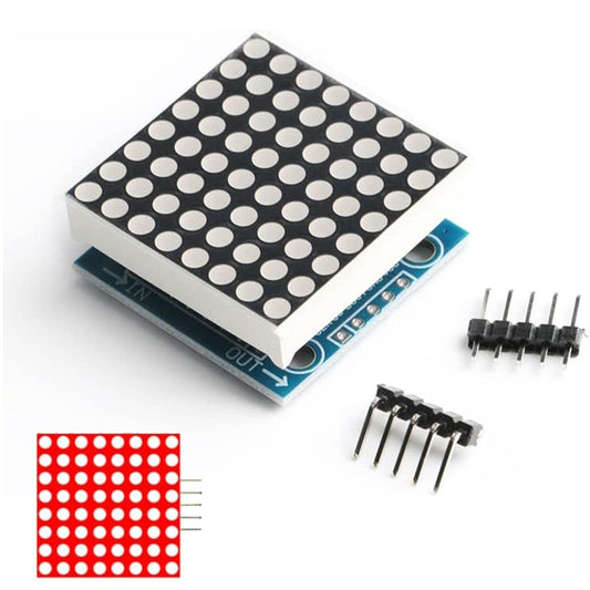 MAX7219 Dot Matrix Module MCU Control Driver LED Display Module Red Light Green Light Blue Light