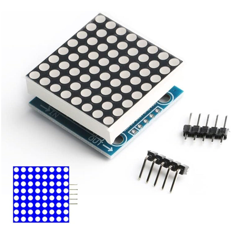 MAX7219 Dot Matrix Module MCU Control Driver LED Display Module Red Light Green Light Blue Light