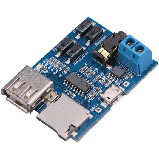 Non-Destructive MP3 Decoding Board MP3 Voice Decode Board Supporting TF Card U-Disk