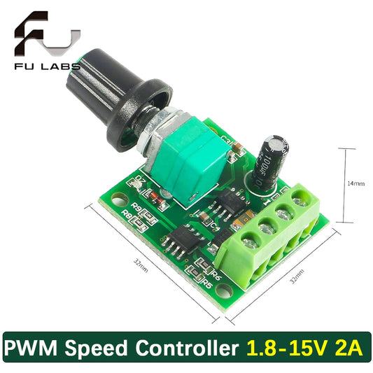 DC 1.8V-35V 40V 2A 3A 5A 10A 30W 80W 90W PWM Motor Speed Controller Low Voltage Motor Speed Controller PWM Adjustable drive module