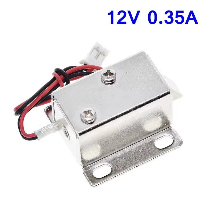 Solenoid Lock 12V DC Practical Safety Electromagnetic Solenoid Lock for Cabinet Door Drawer