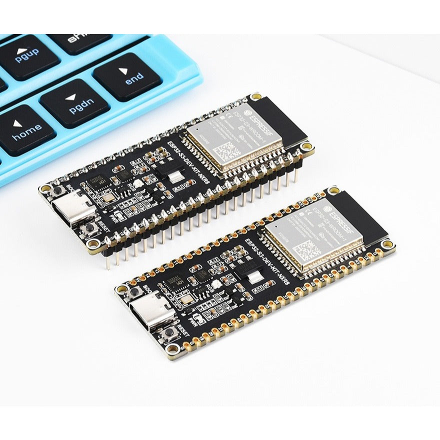 ESP32-S3 Microcontroller, 2.4GHz Wi-Fi Development Board, 240MHz Dual Core Processor, ESP32-S3-WROOM Module, Options For 8MB / 16MB / 32MB Flash and 8MB / 16MB PSRAM