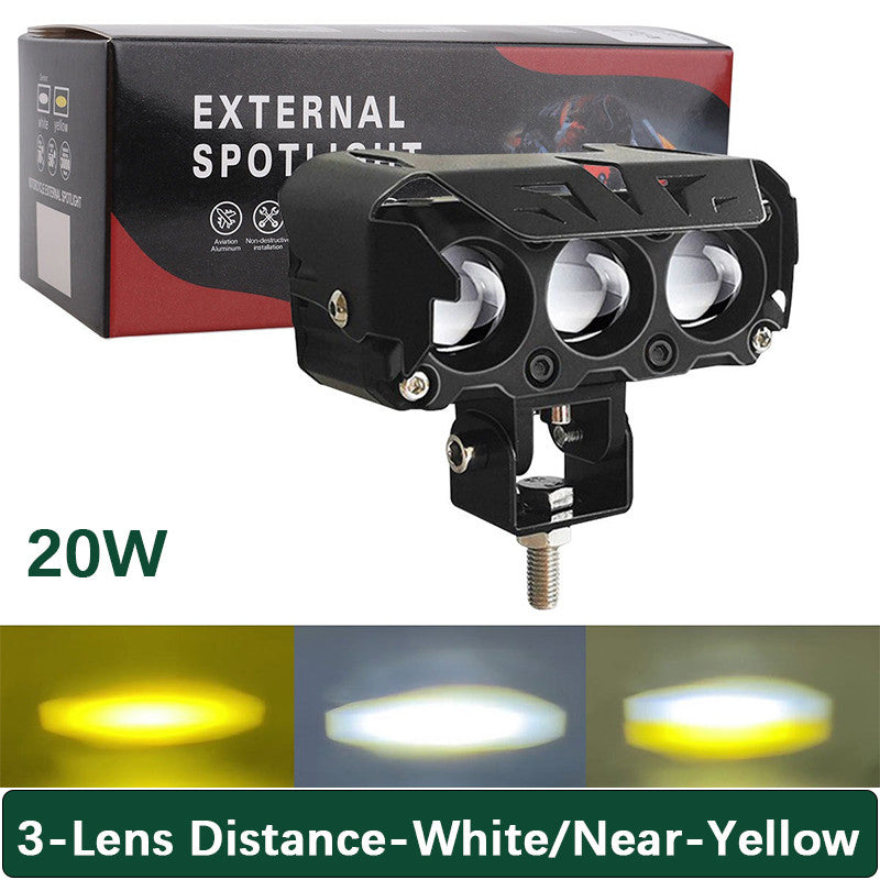 12W 18W 60W bar Headlight Led Motorcycle Headlight Work Light Fog Lamp12V-30V 20SMD For Motorcycle SUV Truck