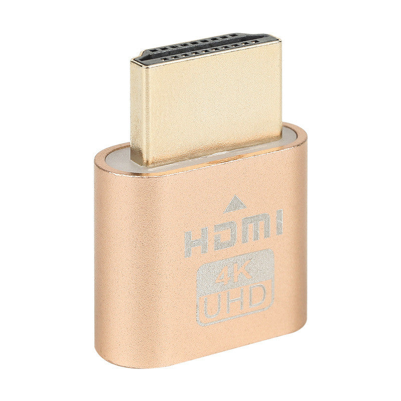 Fulabs HDMI-compatible Dummy Plug HDMI-compatible Monitor Emulator DDC EDID 4K Virtual Display Adapter V2F6