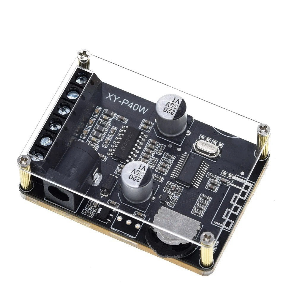 XY-P15W Stereo Bluetooth Power Amplifier Board 12V/24V High Power Digital Amplifier Module