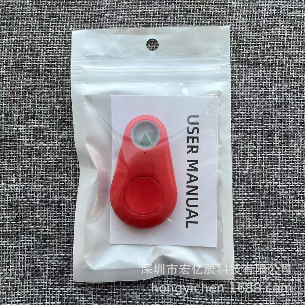 1pcs Universal Waterproof Positioning Device Hangable Position Finder Smart Mini GPS Alarm Tracker Anti Lost Phone Bluetooth Locator For Pets Kids Car Luggage Keys Wallet