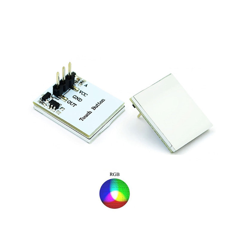 Fulabs Capacitive Touch Switch HTTM Touch Button Sensor Module Green Blue Red Yellow RGB Colorful Display Integrated Circuit