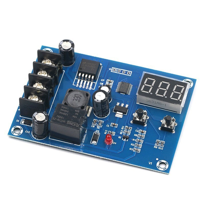 XH-M603 Lithium Battery Charging Control Module 12-24V Storage Lithium Battery Charger Control Switch Protection Board with LED Display