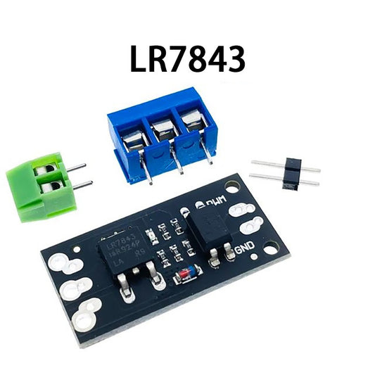 Fulabs FR120N LR7843 D4184 Isolated MOSFET MOS Tube FET Module Replacement Relay 100V 9.4A 30V 161A 40V 50A Board