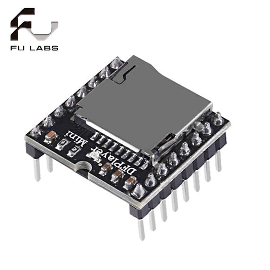 DFPlayer Mini MP3 Player Module MP3 Voice Decode Board Supporting TF Card U-Disk IO/Serial Port/AD for arduino Diy Kit