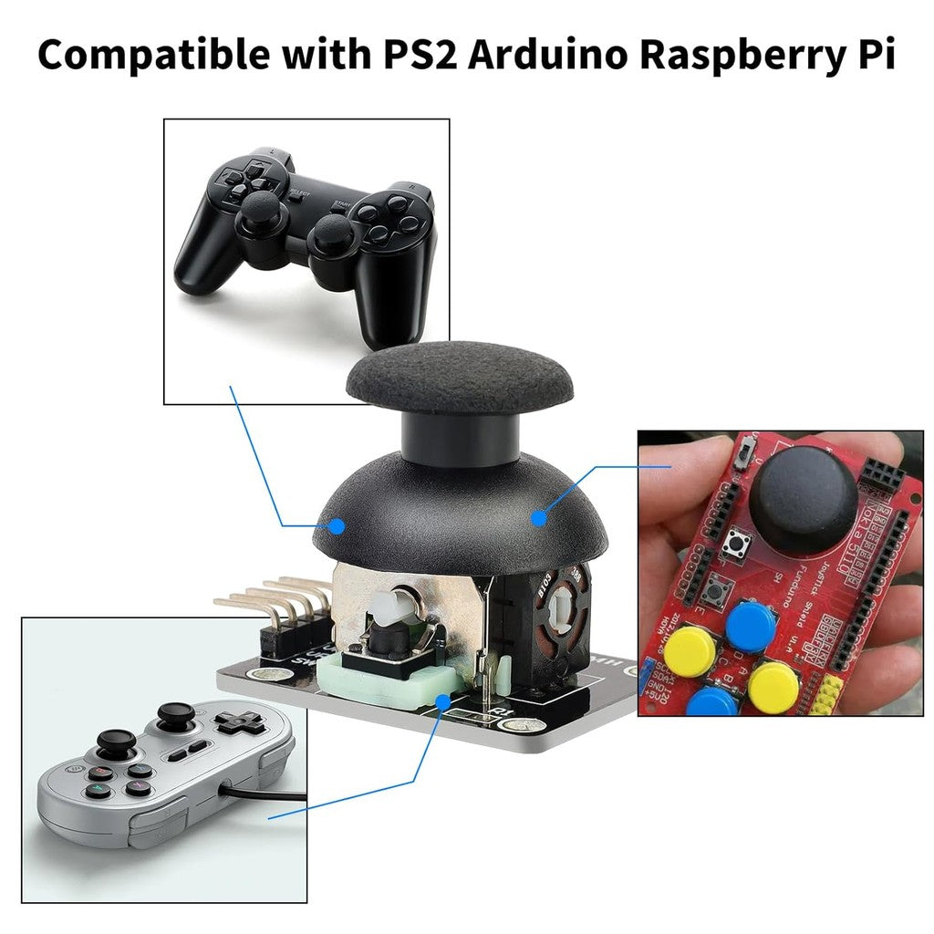 For Arduino Dual-axis XY Joystick Module Higher Quality PS2 Joystick Control Lever Sensor KY-023 Rated 4.9 /5