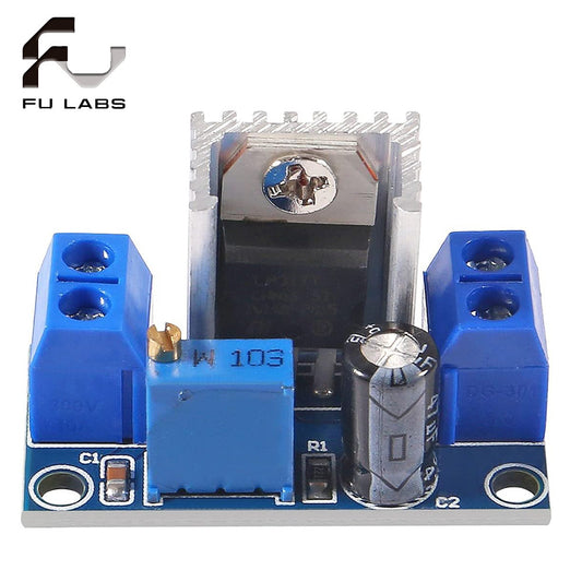 LM317 Adjustable Voltage Regulator Power Supply LM317 DC-DC Converter Buck Step Down Circuit Board Module Linear Regulator