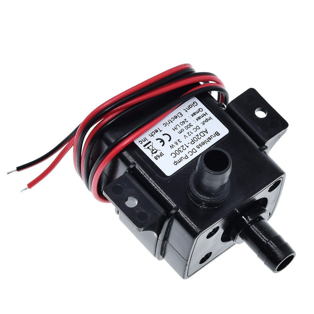 Ultra-quiet DC 12V 3M 240L/H Brushless Submersible Water Pump