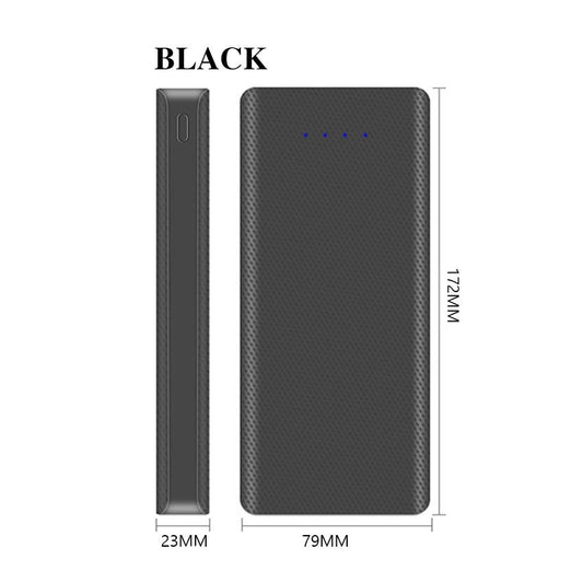 3/8*18650 Power Bank Case Battery Holder Micro Dual USB Type C Charge DIY Shell Battery Storage Box