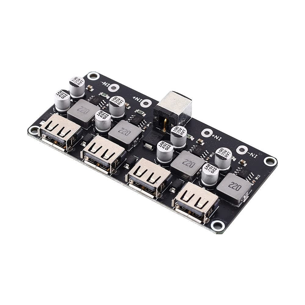 1/2/4Channel QC3.0 QC2.0 USB DC-DC Buck Converter Charging Step Down Module 6-32V 9V 12V 24V to Fast Quick Charger Circuit Board 5V