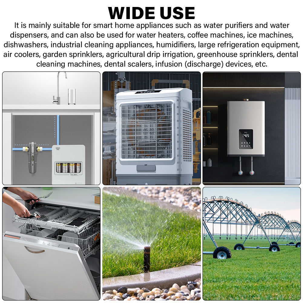 DC24 Normally closed Electric Solenoid Valve Magnetic Water Air Inlet Flow Switch