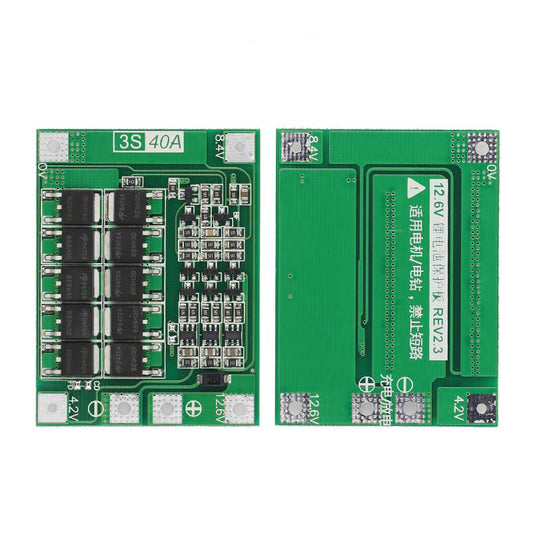 3S/4S 40A 60A Li-ion Lithium Battery Charger Protection Board 18650 BMS For Drill Motor 11.1V 12.6V/14.8V 16.8V Enhance/Balance