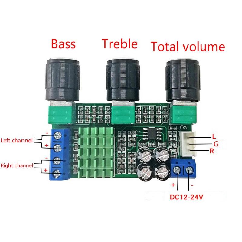 TPA3116D2 Dual-Channel Stereo Digital Power Amplifier AMP Board 2x80W
