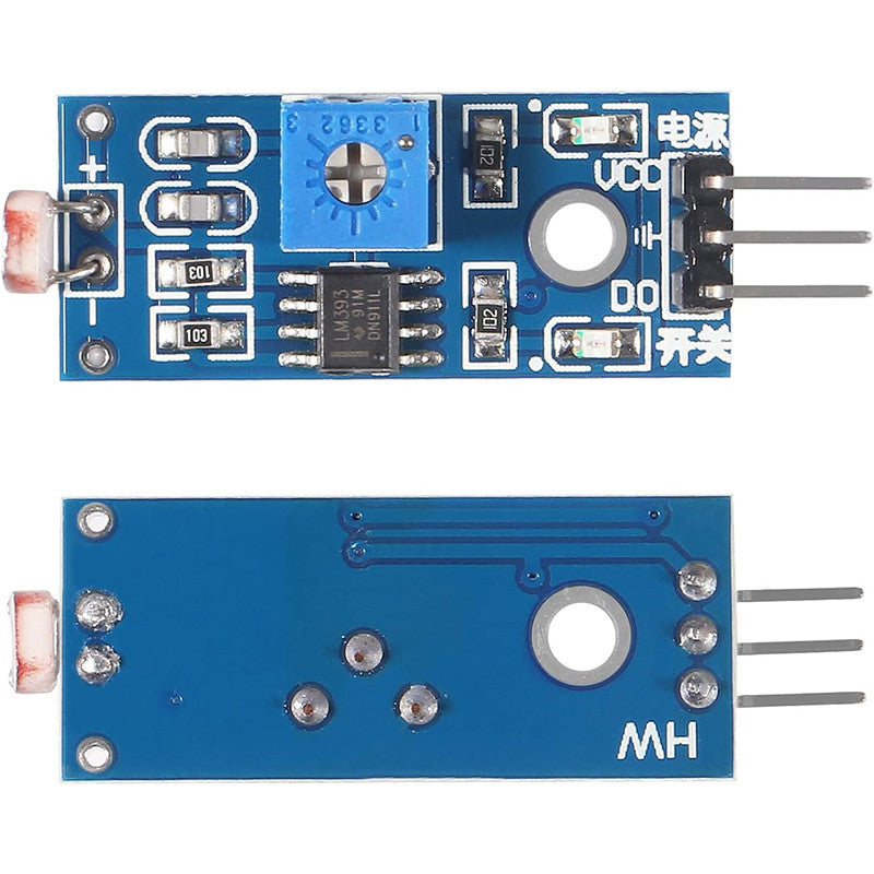 Photosensitive brightness resistance sensor module Light intensity detect 3pin 4pin For Arduino