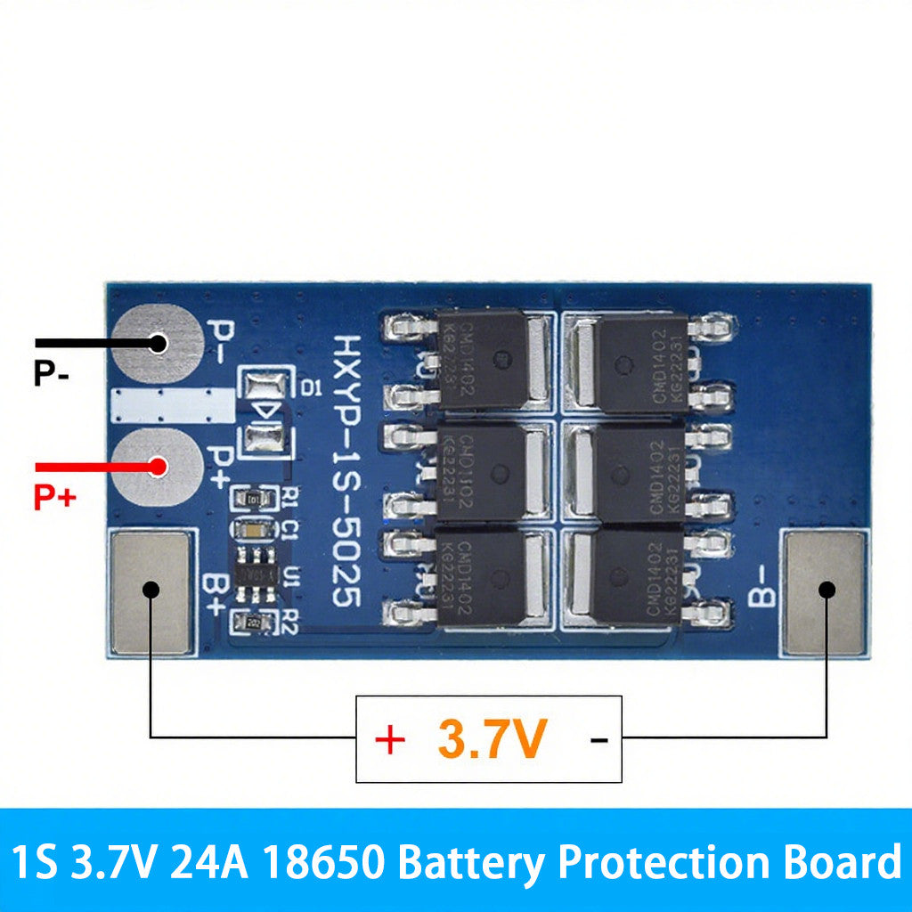 Fulabs 1S 3.7V LiFePO4 Lithium Battery Protection Board 18650 3.2V Charging Voltage/Short Circuit/Overcharge Prevention