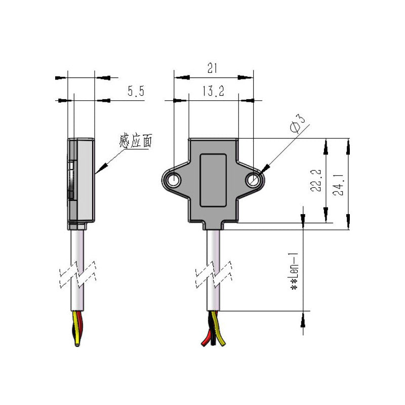 Non Contact Water Level Sensor Capacitive Liquid Level Sensor Liquid Detection Switch Controller Water Level Detector Tool 3.3V-5V