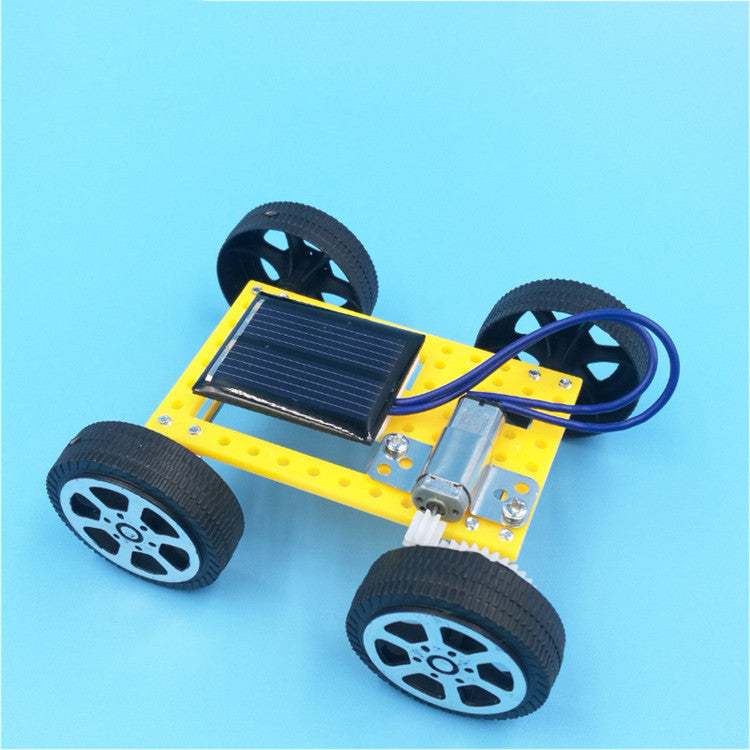 1pcs DIY Mini Solar Car Assemble Robot Kits Assembly Model