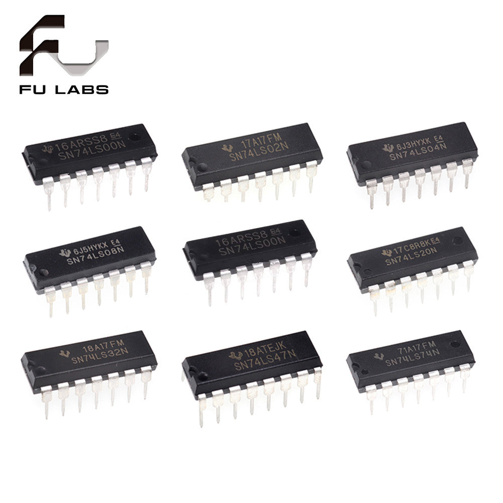 74LS Series Logic ICs 7400–7486 TTL Gates & Decoders – Fu-labs
