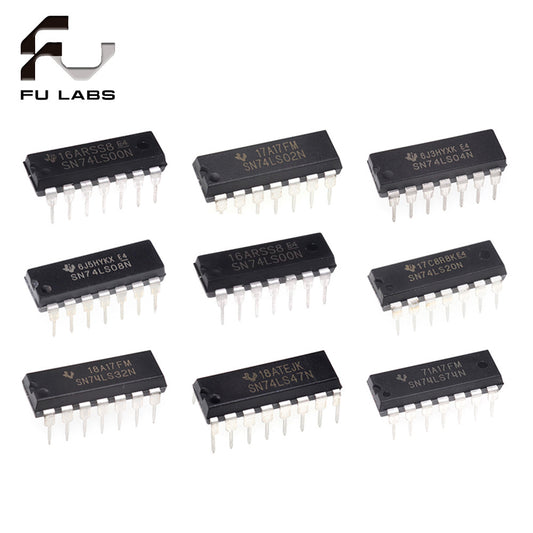 74LSxx LOGIC GATES LOGIC IC 7400 7402 7404 7408 7410 7411 74155 7420 7409 74138 7432 7447 7476 7486
