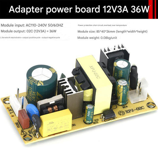 AC-DC 12V 1.5A 5V 2A 12V3A Switching Power Supply Module Adapter Bare Circuit 100-265V to 12V 5V 24V Board Regulator