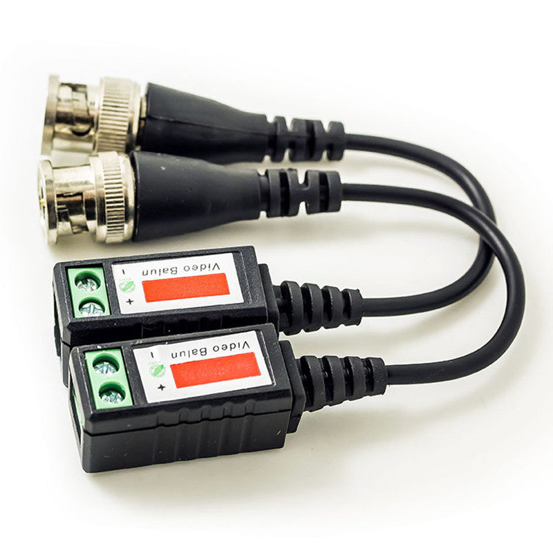 Fulabs 1 Pair 1080P AHD/HD-CVI/TVI/CVBS HD Video Balun Transmitter Cat5 Cat6 Video Balun