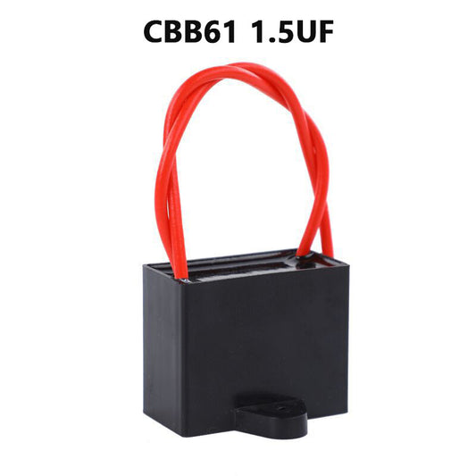 1pcs CBB61 Capacitor 1.5UF 1.8UF 2UF 2.5UF 3UF 3.5UF 4UF 4.5UF 5UF 7UF 8UF 10UF