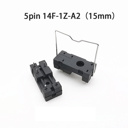 1pcs 5 Pins 8 14F-2Z-A1 Relay Socket 14F-2Z-A2 JW2SN G2R-2 JQX-115F HF