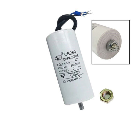 1pcs CBB60 400V 450V AC Starting Capacitor CBB60 5% 8uF 10uF 12uF 15uF 35uF for Washing Machine