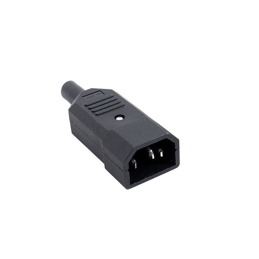 1pcs 10A 250V Socket Plug Straight Cable Plug Connector C13 C14 Female Male Receptacle