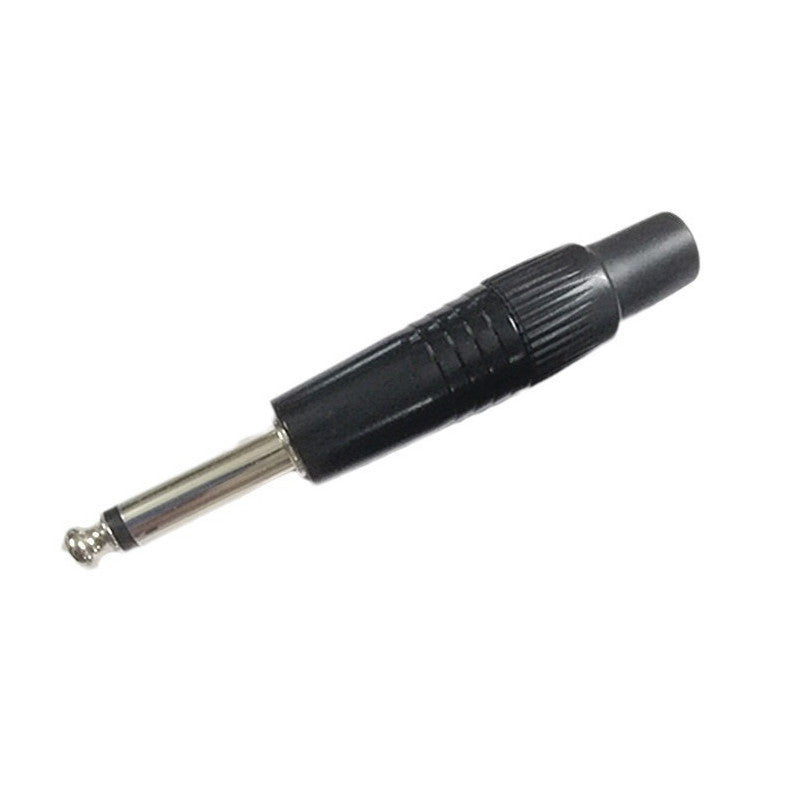 XLR live male/female and pl55 6.35 live canon plug black metal