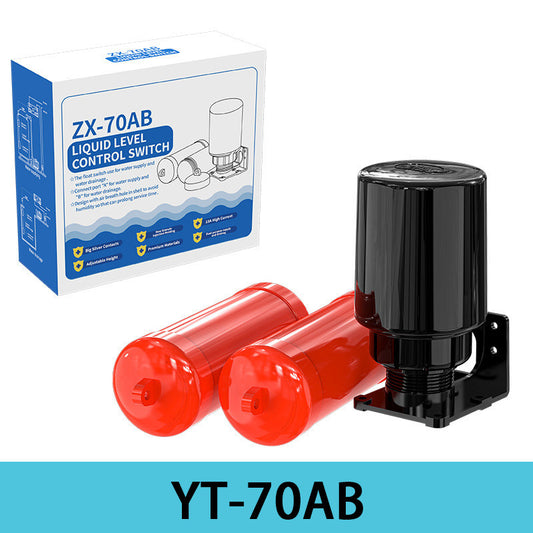 YT-70AB Double Float Suspension Automatic Liquid Level Controller Pump Switch Float 220V Water BT