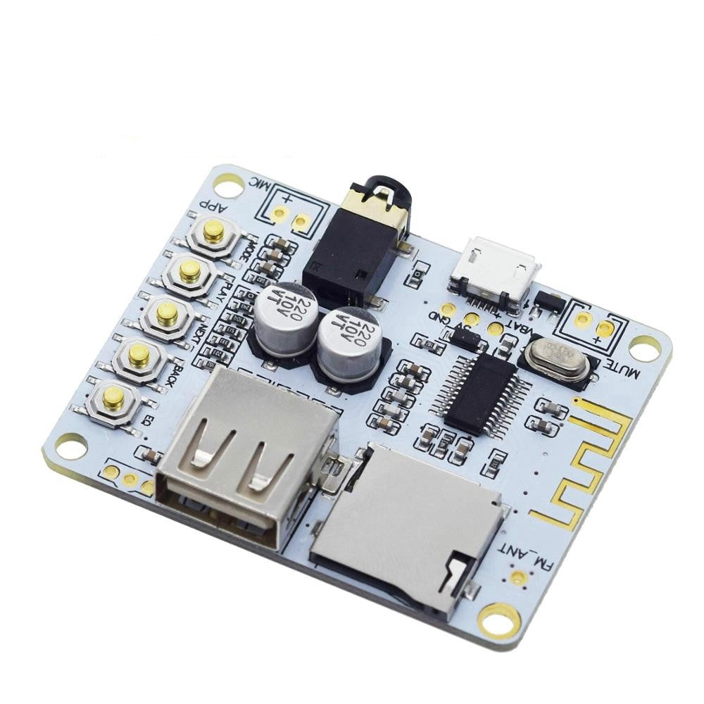 Bluetooth Audio Receiver board with USB TF card Slot decoding playback output A7-004 5V 2.1 Wireless Stereo Music Module