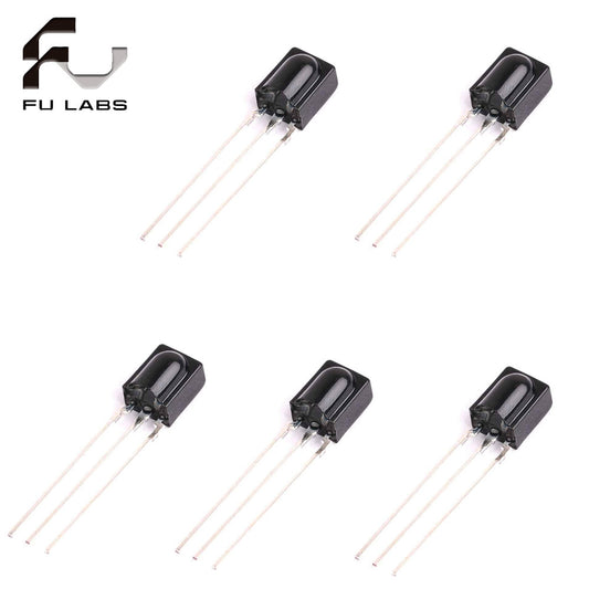 5PCS Reception Distance 15M Infrared VS838 Receiver Modules 38KHZ integrated infrared Receiving Head