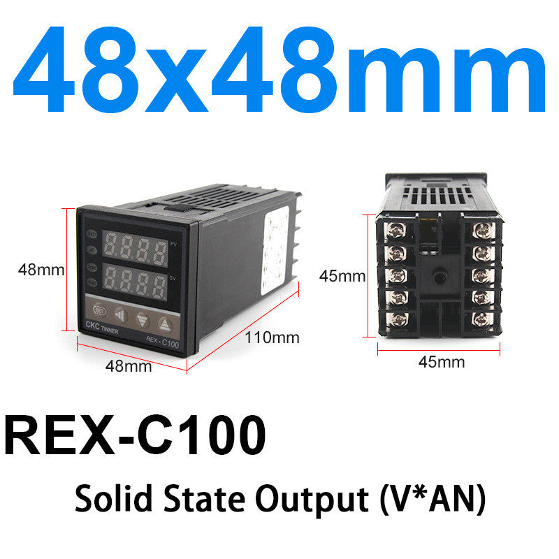 Digital Rex-C100 Lcd Pid Temperature Controller Set Ssr K Type Thermocouple