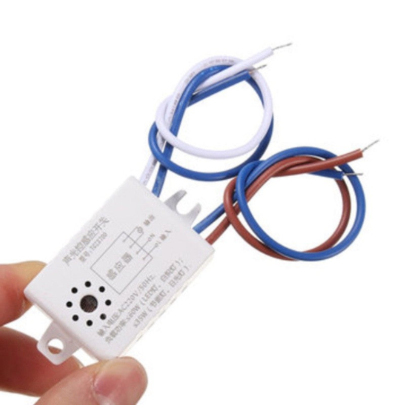 Auto On Off Intelligent Switch Delay 220V Module Detector Sound Voice Sensor Light Street Lighting Activated Switch