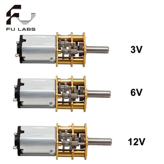 GA12-N20 DC 3V 6V 12V Multiple Type Micro DC Gear Reduction Motor Low Speed Motor Deceleration Motor