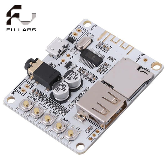 Bluetooth Audio Receiver board with USB TF card Slot decoding playback output A7-004 5V 2.1 Wireless Stereo Music Module