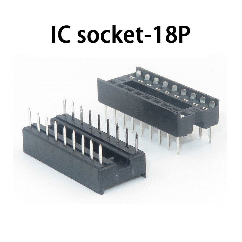 Fulabs 10pcs IC Socket Adapter DIP-8 DIP-14 DIP-16 DIP-18