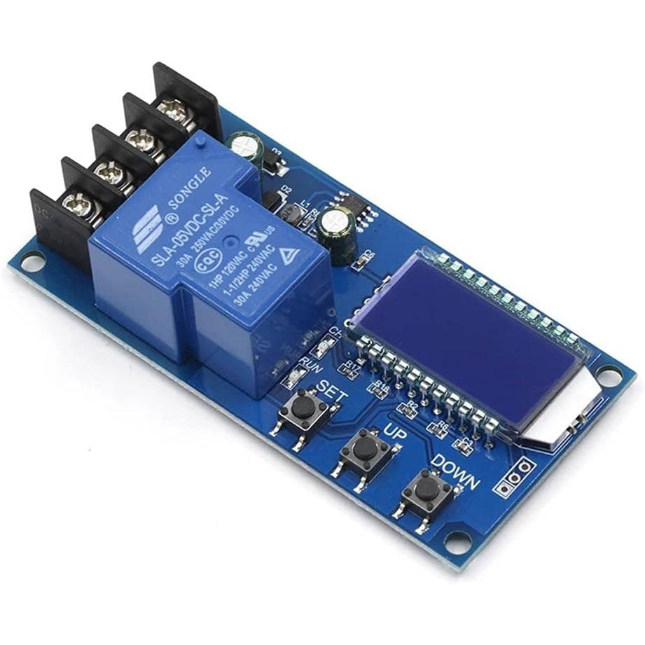 DC 6-60v 30A Storage battery Charging Control Module Protection Board Charger Time Switch LCD Display XY-L30A