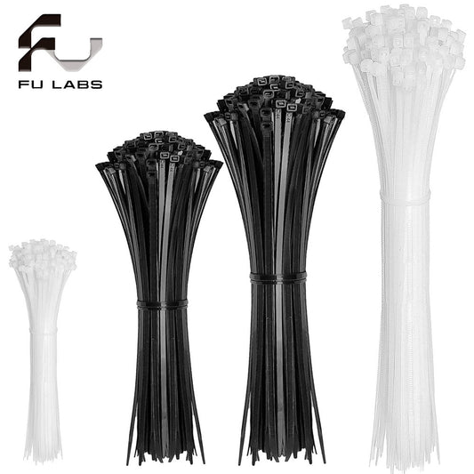 100pcs Multipurpose Nylon Cable Tie Self Locking Zip Ties Cable Strap Nylon Cable Multi