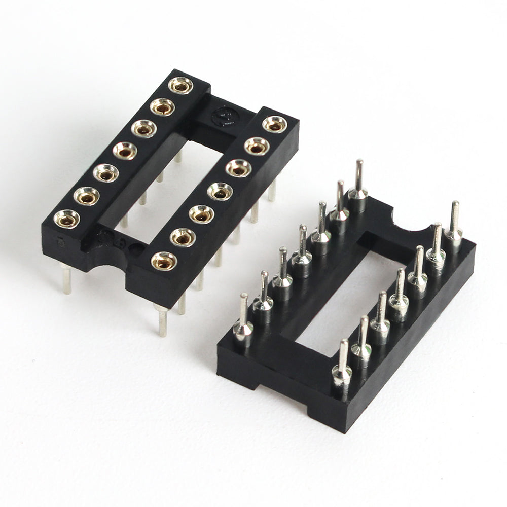 Fulabs 10pcs IC Socket Adapter  DIP-8 DIP-14 DIP-16 DIP-18