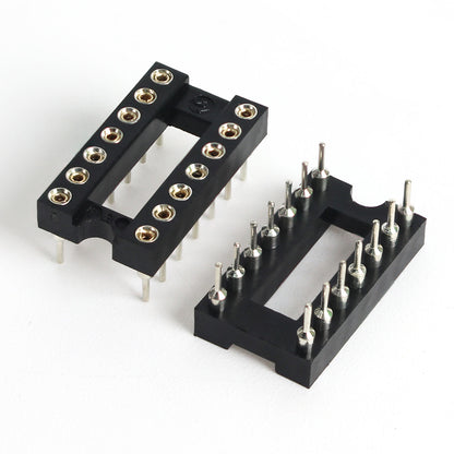 Fulabs 10pcs IC Socket Adapter  DIP-8 DIP-14 DIP-16 DIP-18
