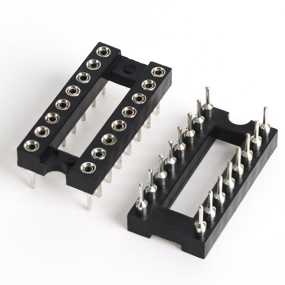 Fulabs 10pcs IC Socket Adapter  DIP-8 DIP-14 DIP-16 DIP-18